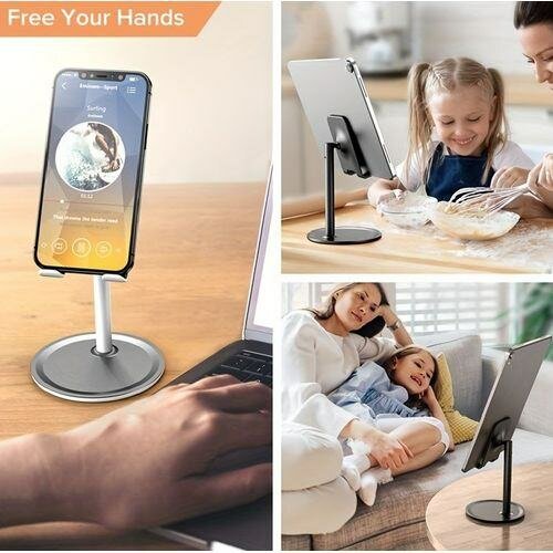 SUPPORT DE TÉLÉPHONE À HAUTEUR RÉGLABLE POUR BUREAU / MAISON