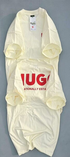 T-shirt blanc logo audacieux