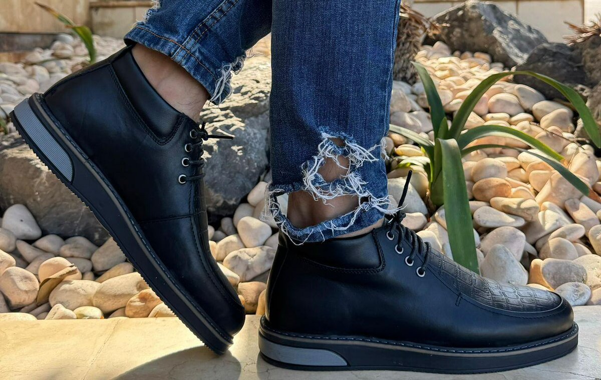 Mocassins montante homme