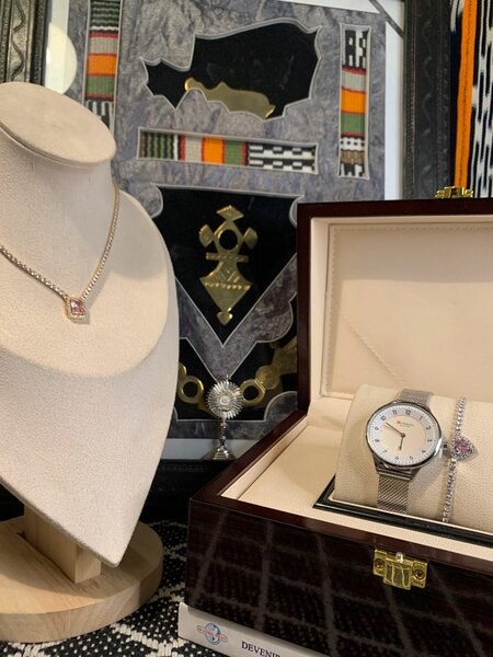 Luxury Watch and Necklace Set