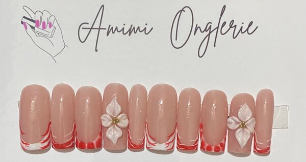 Ongles Artificiels Fleurs