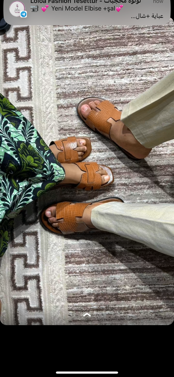 Matching slippers for husband and wife