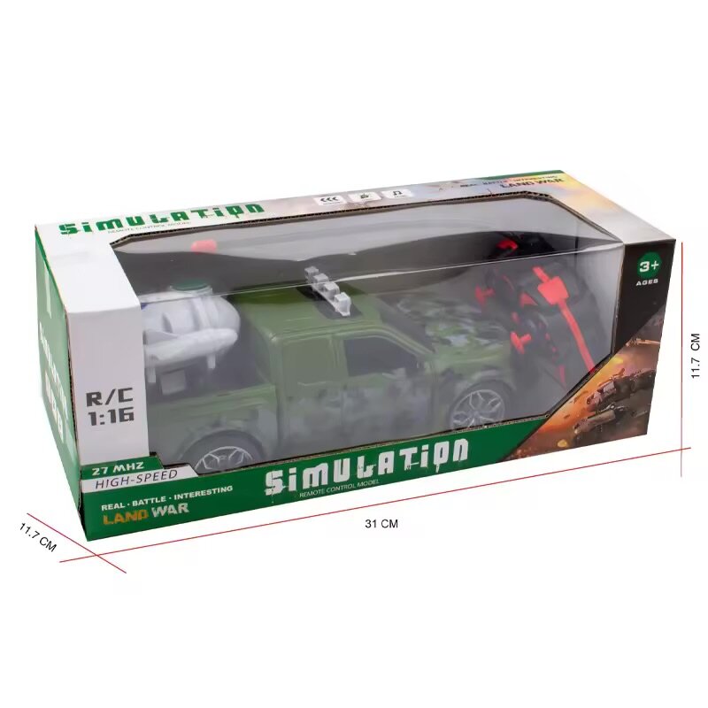 Voiture RC Camouflage 1:16