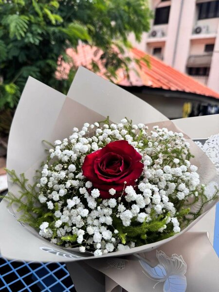 Bouquet de rose romantique