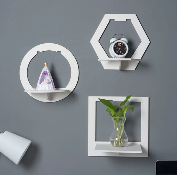 ÉTAGÈRE MURALE DÉCORATIVE