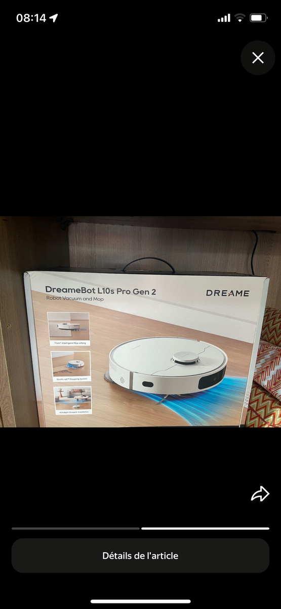 Robot Aspirateur Dreame L10s Pro