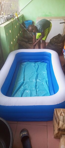 Kiddie swim outdoor inflatable swimming pool