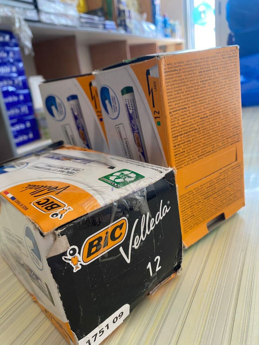 Lot de 12 Marqueurs BIC Velleda