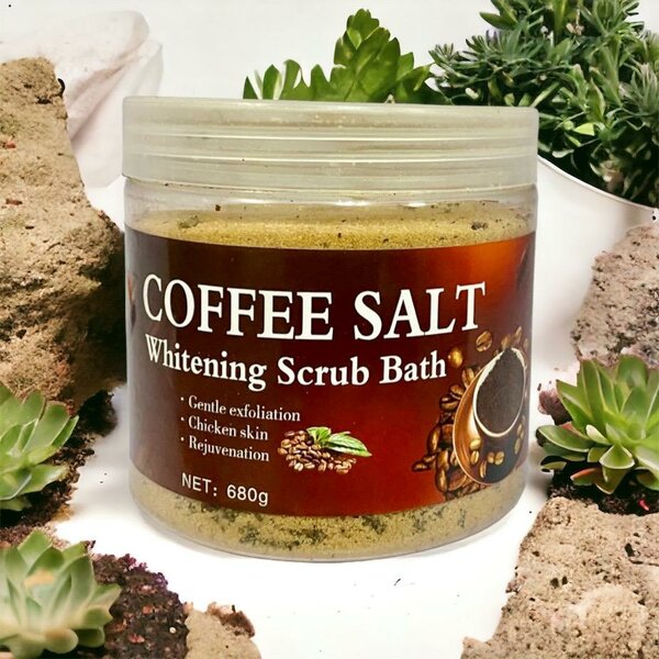 Coffee Salt Whitening Scrub Bath