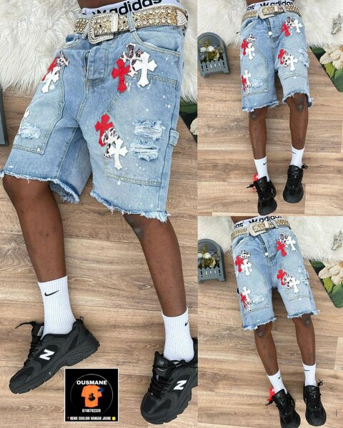 Shorts en jean décontractés
