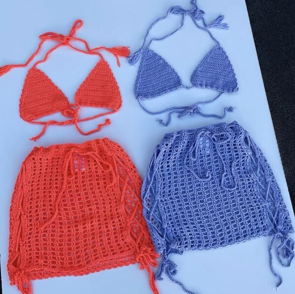 Bikini en Crochet Élégant