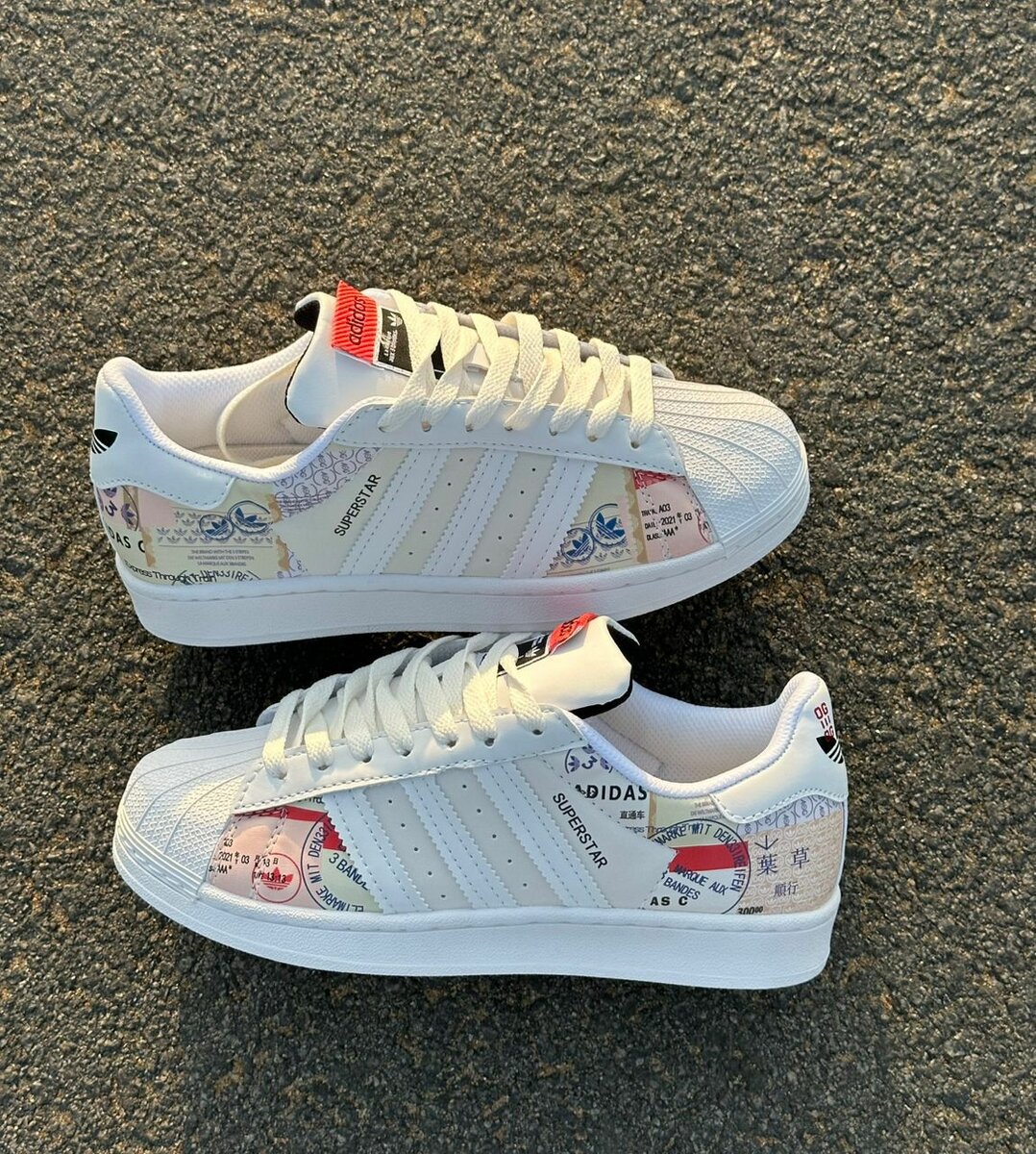 Baskets blanches streetwear