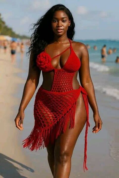 Robe de plage crochet