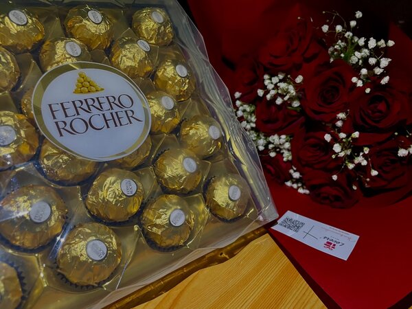 Ferrero Rocher et Roses