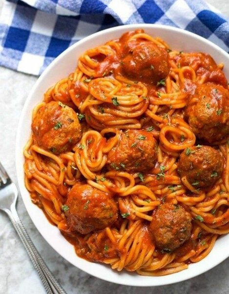 Spaghetti aux boulettes