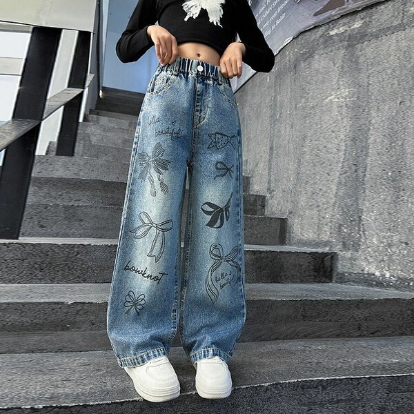 Jeans larges rétro style