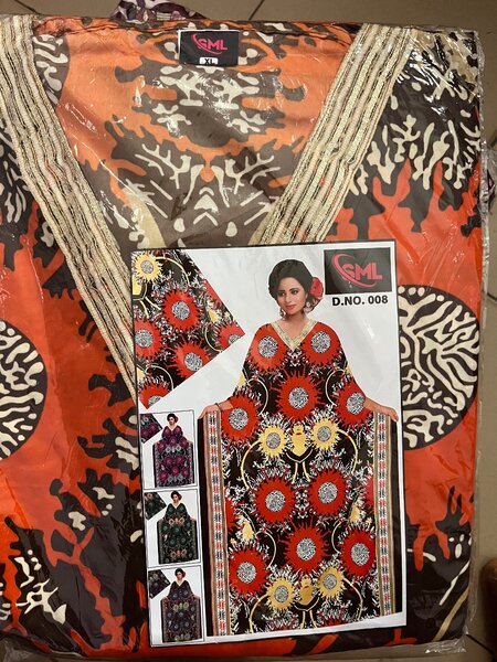 Robe Kaftan Bohème Colorée