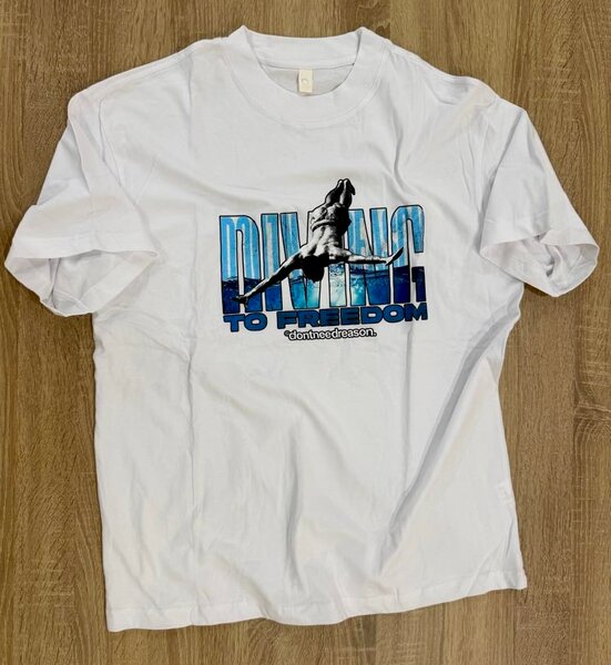 T-shirt en coton imprimé