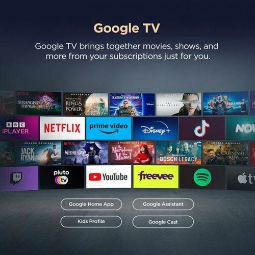Téléviseur QLED FHD 50" Google TV
