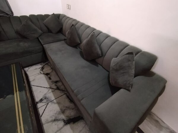 Sofa set, table , curtain ,rug