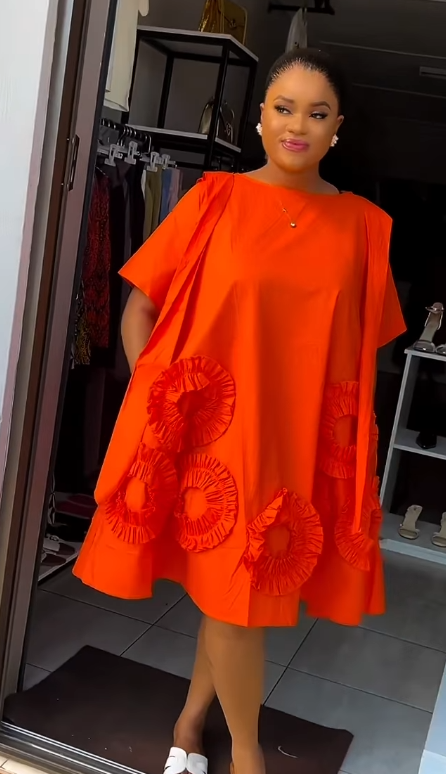 Women's Orange Dress