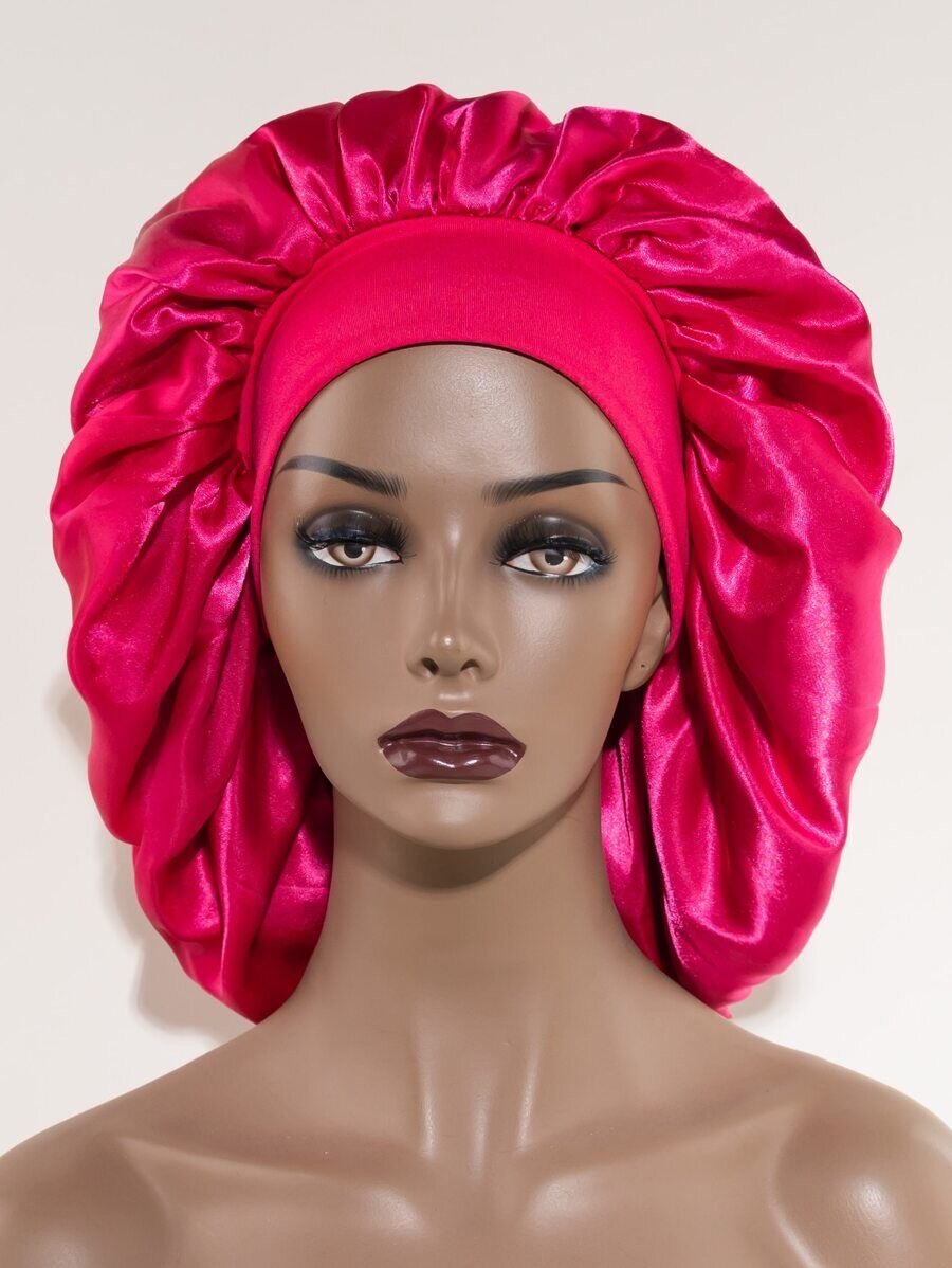 Bonnets en satin pour cheveux