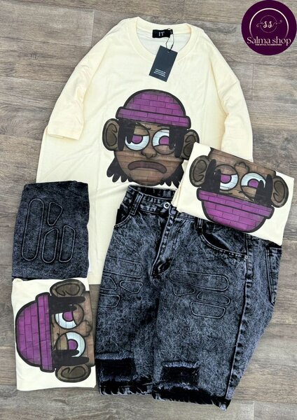 Ensemble T-shirt et Short Urbain