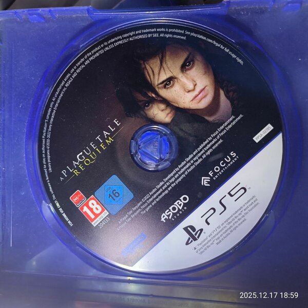 A Plague Tale: Requiem PS5 cd