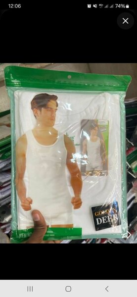 Débardeur Homme Blanc Confortable