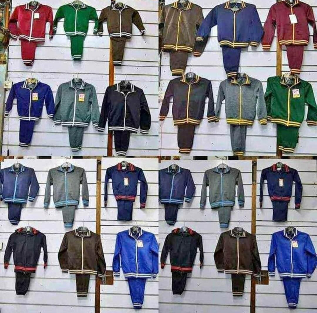 School jerseys and tracksuits