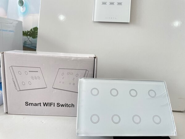 Solutec 8Gang switch & Double Socket