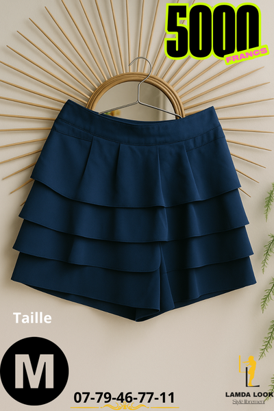 Jupe culotte  bleu chic