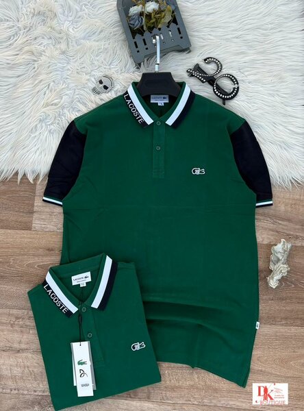 Polo vert élégant Lacoste