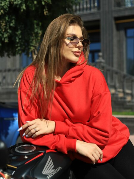 Худи оверсайз с начёсом