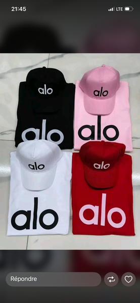 T-shirts et casquettes alo