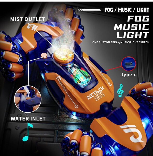 Voiture télécommandée 360° LED