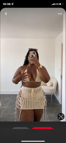 Maillot de bain crochet élégant
