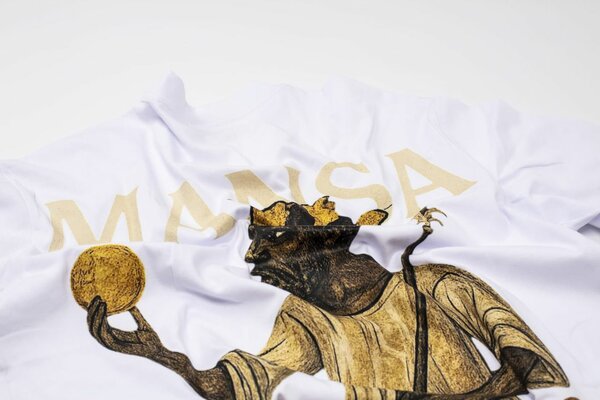 T-shirt Unisexe Blanc Mansa Art