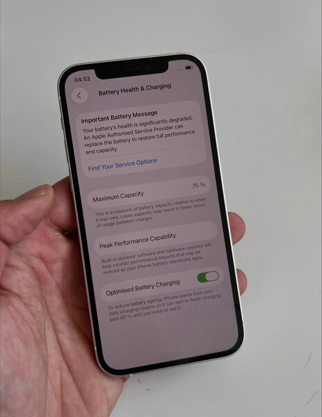 iPhone 12 blanc impeccable