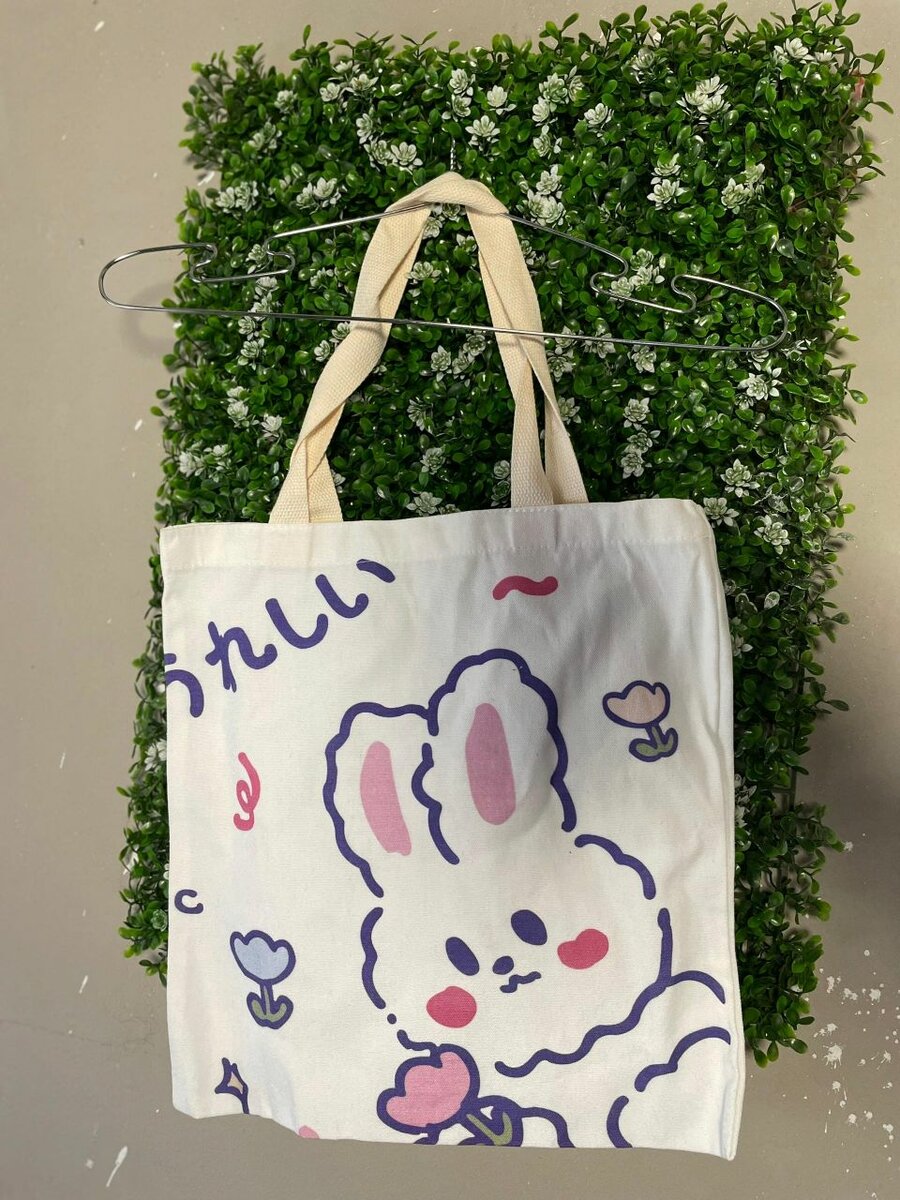 Sac fourre-tout avec imprimé kawaii