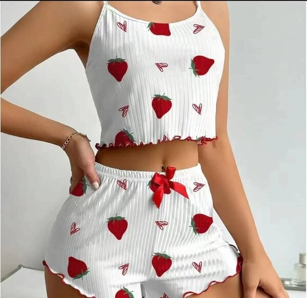 Pyjama Femme Imprimé Fruits