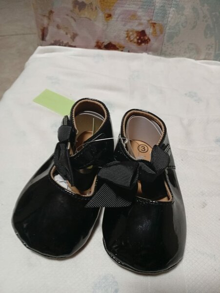 Chaussons Bébé Noirs Élégants