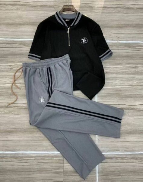 Ensemble décontracté rayé