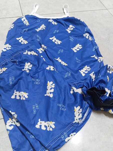 Nuisette en coton colorée