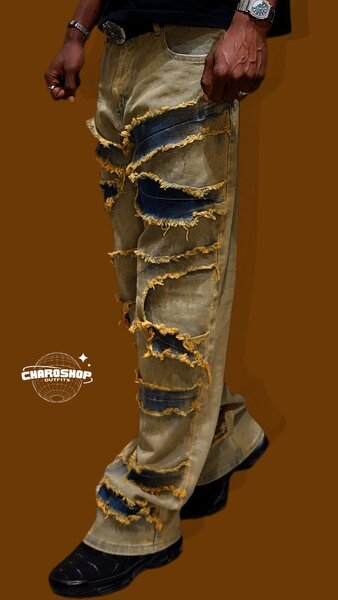 Jeans déchirés homme tendance