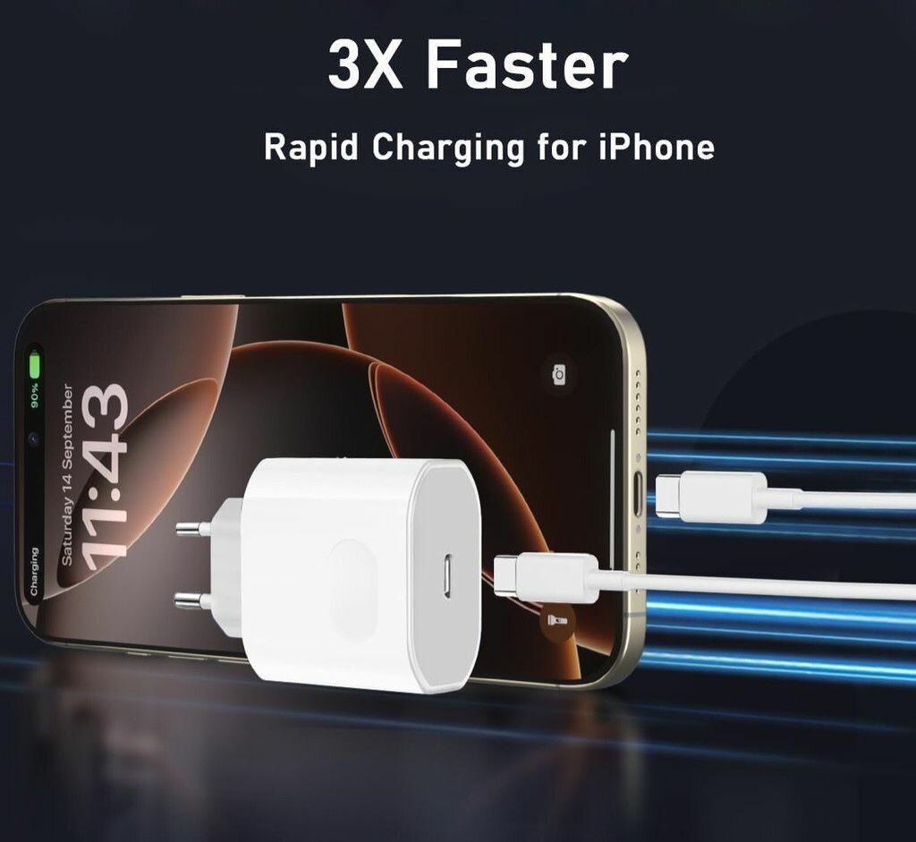 Chargeur 125W USB-C iPhone 17