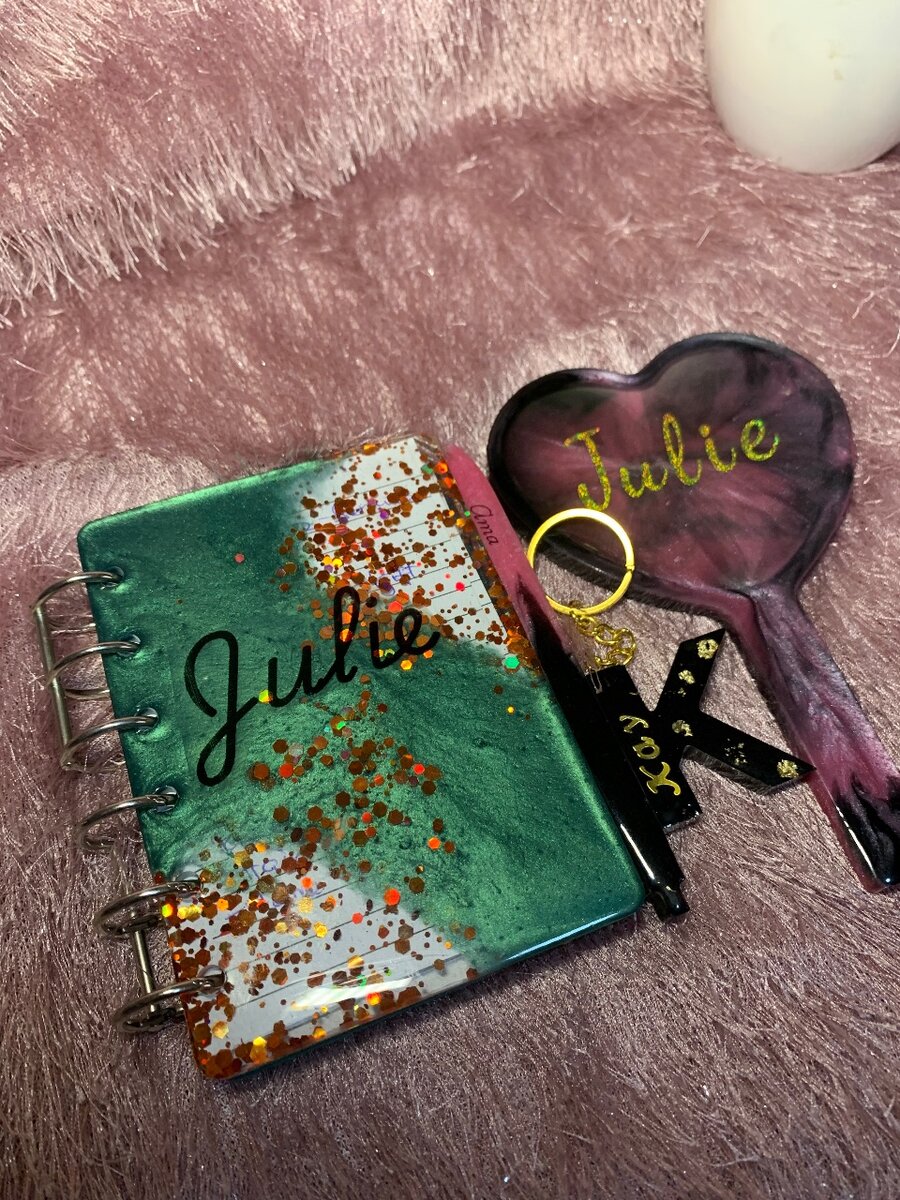 Customized resin book set
