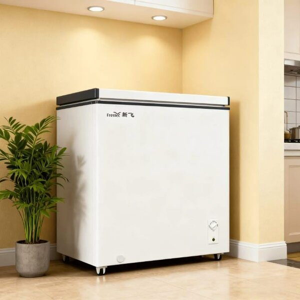 Congélateur à boîtier blanc