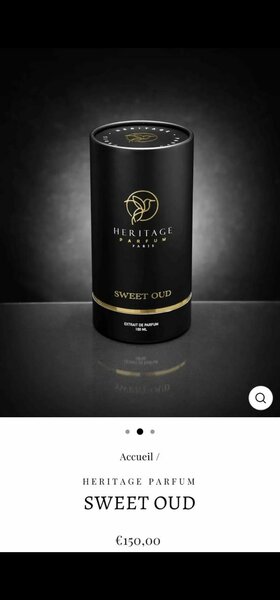 Héritage parfums paris SWEET OUD