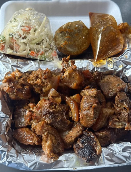 Porc Africain Braisé + Attieke